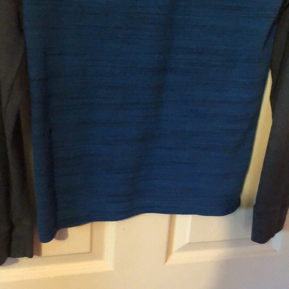 Urban Pipeline Maxflex Blue & Gray Long Sleeve Waffle Knit Shirt Mens Small S - Picture 7 of 15